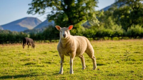Cockermouth Agri Show Canva Image of Sheep in Lake District