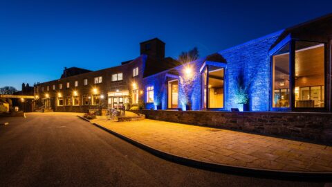 Scotlands Spa Hotel at Dusk